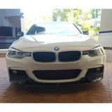 12-17 BMW 3 Series F30 M Sport P Style Front Bumper Lip - CF