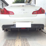 10-13 Infiniti G37 Sedan Rear Bumper Lip - Carbon Fiber