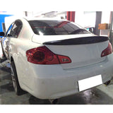 10-13 Infiniti G37 Sedan Trunk Spoiler Carbon Fiber