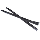 Fits 10-13 Infiniti G37 Sedan Only Side Skirts Full Carbon Fiber CF
