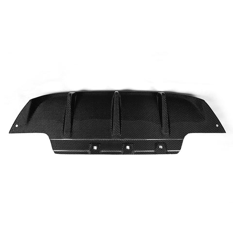 12-17 BMW 6 Series F12 F13 F06 M6 V Style Rear Diffuser Carbon Fiber CF
