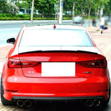 15-17 Audi S3 8V Sedan JC Style Trunk Spoiler - Carbon Fiber