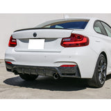 14-18 BMW F22 Coupe AP Style Rear Diffuser - Forged Carbon Fiber