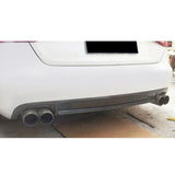 09-12 Audi A4 Rear Bumper Diffuser Lip Carbon Fiber