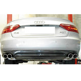 08-12 Audi A5 Standard Rear Bumper Diffuser S5 Look Carbon Fiber