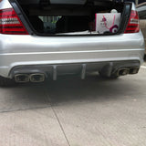 08-11 Benz C Class W204 C63 Sedan TMS Style Rear Diffuser - Carbon Fiber