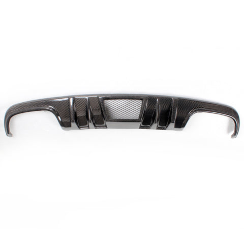 08-11 Benz C Class W204 C63 Sedan R Style Rear Bumper Diffuser - Carbon Fiber