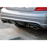 08-11 Benz C Class W204 C63 Sedan OE Style Rear Diffuser - Carbon Fiber