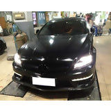 12-14 Mercedes W218 CLS 63 AMG JC Style Front Bumper Lip - Carbon Fiber