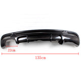 07-13 BMW E82 M-Tech M Sport 1 Series Rear Bumper Lip Diffuser Carbon Fiber