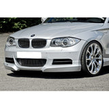 Fits 07-13 BMW 1 Series E82 M Sport Bumper Front Bumper Lip Carbon Fiber