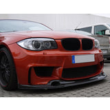 11-12 BMW 1 Series E82 M Base 3D Style Front Bumper Lip Spoiler - CF