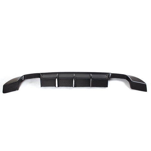 Fits 07-13 BMW 3 Series E92 E93 M Sport Rear Diffuser Lip Spoiler Carbon Fiber