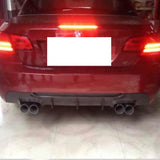 Fits 07-13 BMW 3 Series E92 E93 M Sport Rear Diffuser Lip Spoiler Carbon Fiber