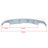 12-16 BMW 5 Series F10 M-Tech M-Sport Rear Diffuser V Style Gray Primer