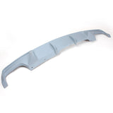 12-16 BMW 5 Series F10 M-Tech M-Sport Rear Diffuser V Style Gray Primer