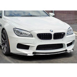 12-17 BMW F06 6 Series M6 V Style Front Bumper Lip - Forged Carbon Fiber