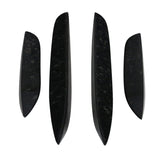15-18 Mercedes C-Class W205 C63 AMG Front Bumper Fins - Forged Carbon Fiber