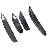 15-17 Mercedes C-Class W205 C63 AMG Front Bumper Fins Canards Carbon Fiber