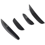 15-17 Mercedes C-Class W205 C63 AMG Front Bumper Fins Canards Carbon Fiber