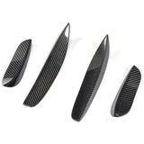 15-17 Mercedes C-Class W205 C63 AMG Front Bumper Fins Canards Carbon Fiber