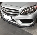 15-18 Mercedes W205 AMG PSM Style Front Bumper Lip - Forged Carbon Fiber