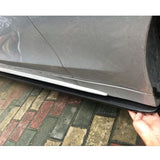 15-18 Mercedes-Benz W205 Sport Side Skirt Bumper Lip - Carbon Fiber