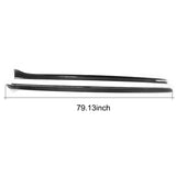12-17 Audi A5 B8 Coupe JC Style Side Skirts Extensions - Carbon Fiber