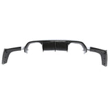 15-20 BMW M3 F80 M4 F82 F83 V Style Rear Lip Diffuser - Forged Carbon Fiber