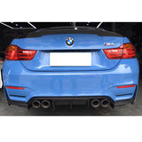 15-18 BMW M3 F80 M4 F82 F83 V Style Rear Diffuser Carbon Fiber CF