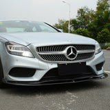 15-18 Mercedes W218 CLS CLASS ML Style Front Bumper Lip - Carbon Fiber