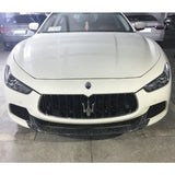 14-17 Maserati Ghibli Sedan Front Bumper Lip JC Style - Forged Carbon Fiber