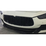 14-17 Maserati Ghibli Sedan Front Bumper Lip ML Style Carbon Fiber CF