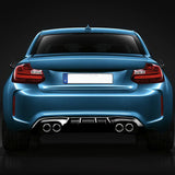 16-17 BMW F87 M2 AP Big Fins Rear Diffuser - Carbon Fiber