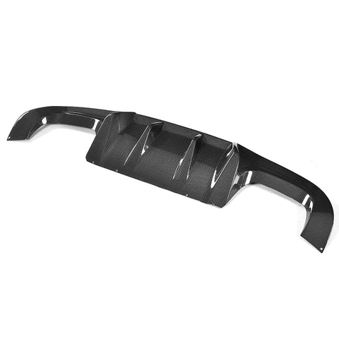 16-17 BMW F87 M2 AP Big Fins Rear Diffuser - Carbon Fiber