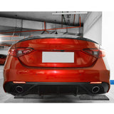 15-18 Alfa Romeo Giulia 4DR Sedan Trunk Spoiler - Forged Carbon Fiber CF