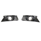 15-17 Ford Mustang S550 Coupe Fog Light Cover Pair - Forged Carbon Fiber