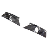 15-17 Ford Mustang S550 Coupe Fog Light Cover Pair - Forged Carbon Fiber