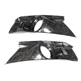 15-17 Ford Mustang S550 Coupe Fog Light Cover Pair - Forged Carbon Fiber