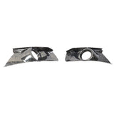 15-17 Ford Mustang S550 Coupe Fog Light Cover Pair - Forged Carbon Fiber