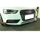 13-16 Audi A4 JC Style Front Bumper Lip Spoiler - Carbon Fiber