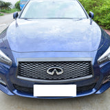 14-18 Infiniti Q50 Front Grille Cover - Carbon Fiber