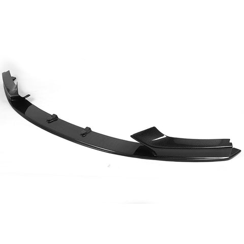 14-18 BMW 2 Series F22 F23 M Sport P Style Front Bumper Lip - Carbon Fiber