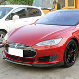 12-17 Tesla Model S Front Bumper Lip - Carbon Fiber