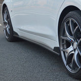 14-18 Infiniti Q50 Side Skirts Bodykits - Carbon Fiber