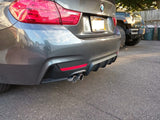 13-16 BMW F32 F33 F36 428I MP Style Rear Diffuser M Performance Style (OO---)