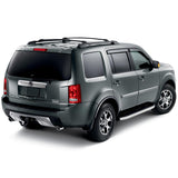 09-15 Honda Pilot Running Board Side Step Black Silver Set