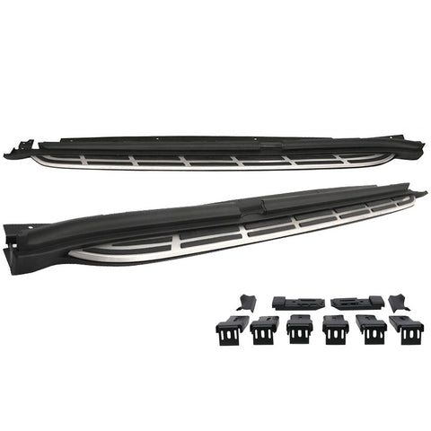 15-19 Porsche Macan OE Style Aluminum Running Board Side Step Nerf Bar Pair