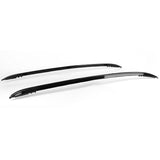 17-19 Toyota CH-R OE Style Black Roof Rack Side Rails Bar - Aluminum