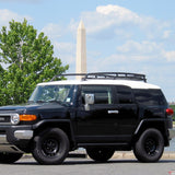 07-14 Toyota FJ Cruiser OE Style Black Roof Rack Rail Cross Bar